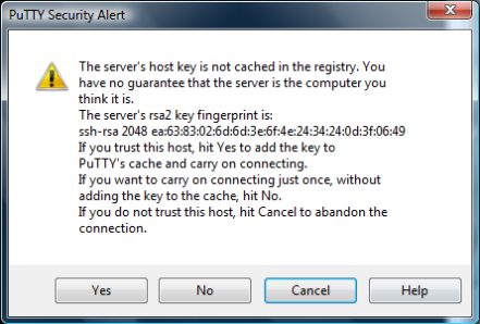PuTTY Key Alert