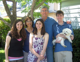 Rich with daughters and dog